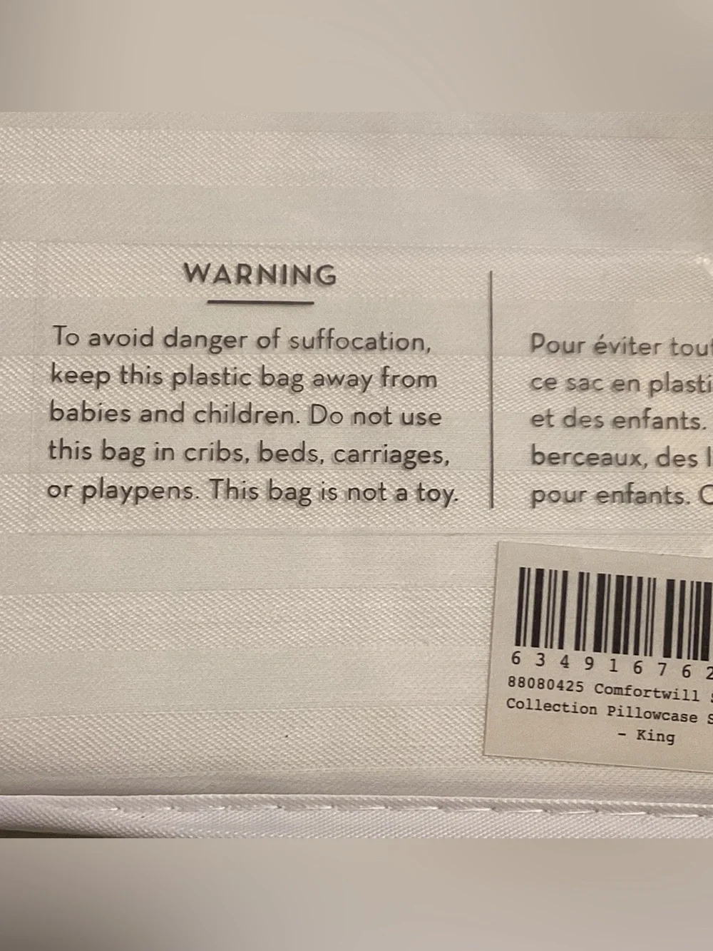 STANDARD Textile Comfortwill Collection Pillowcases - White